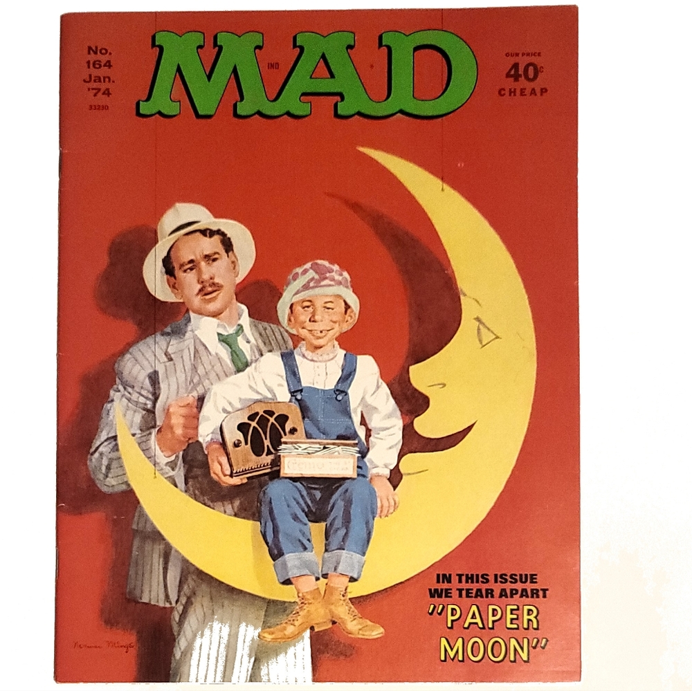 Mad Magazine No 164 Jan 1974 Vintage 70s